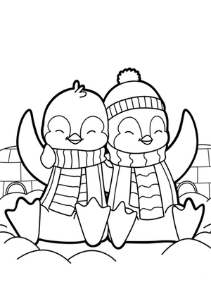 Par de Pinguins