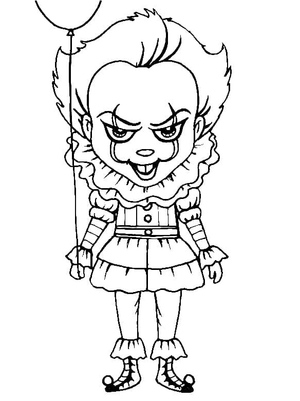 Personagem Cartoon Pennywise