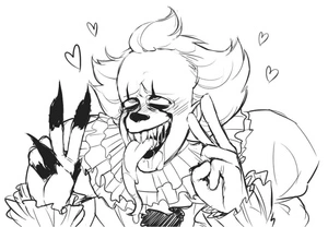 Página para Colorir Pennywise Brincalhão