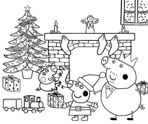 Natal com Peppa Pig