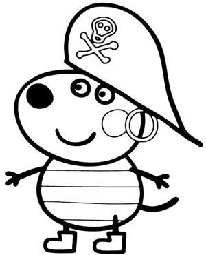 Danny Dog do programa de TV Peppa Pig