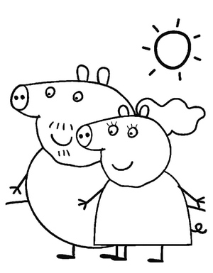 Papai Pig e Mamãe Pig