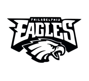 Página para Colorir Logo Fenomenal do Philadelphia Eagles