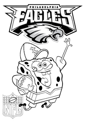 SpongeBob é um fã fanático do Philadelphia Eagles