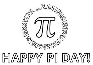 Página para Colorir Página para Colorir do Dia do Pi