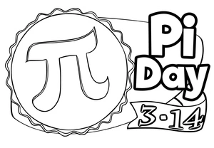 Página para Colorir Página para Colorir do Dia do Pi