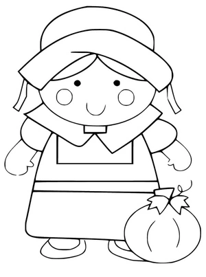 Página para Colorir Doce Peregrina