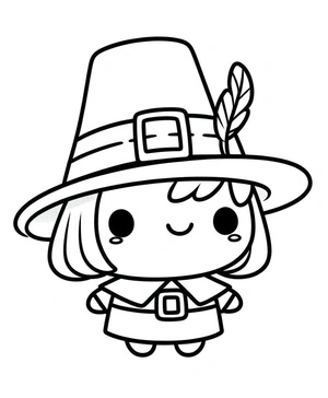 Página para Colorir Pequeno Viajante
