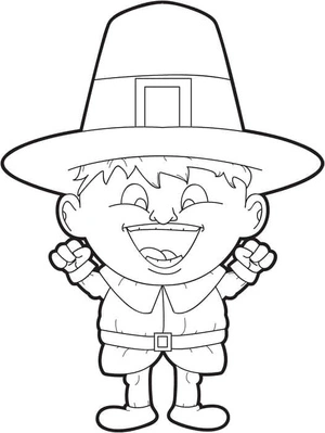 Página para Colorir Jovem Peregrino
