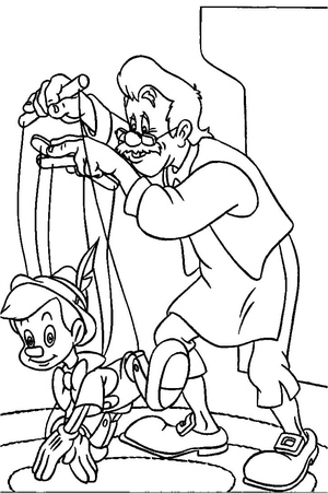 Geppetto e Pinóquio
