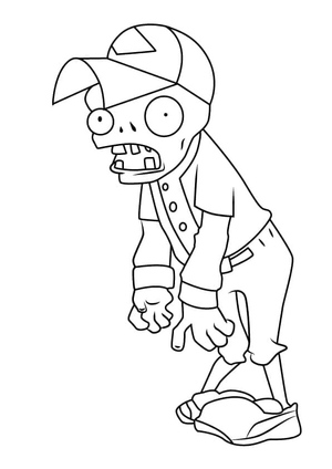 Zumbi do Beisebol de Plants vs Zombies