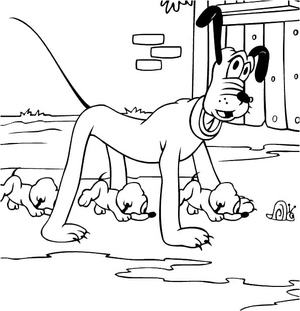 Plutão e os Filhotes