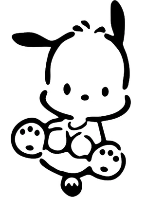 Página para Colorir Adorável Pochacco