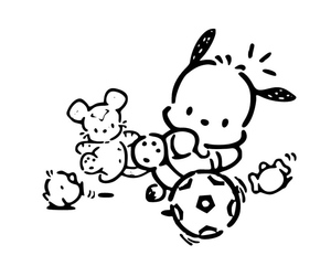 Pochacco Jogando Futebol