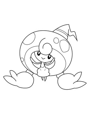 Hattrem Pokémon Coloring Page