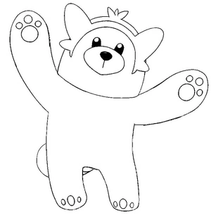 Página para Colorir Pokémon Bewear