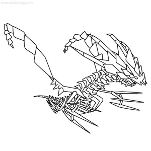 Página para Colorir Pokémon Eternatus