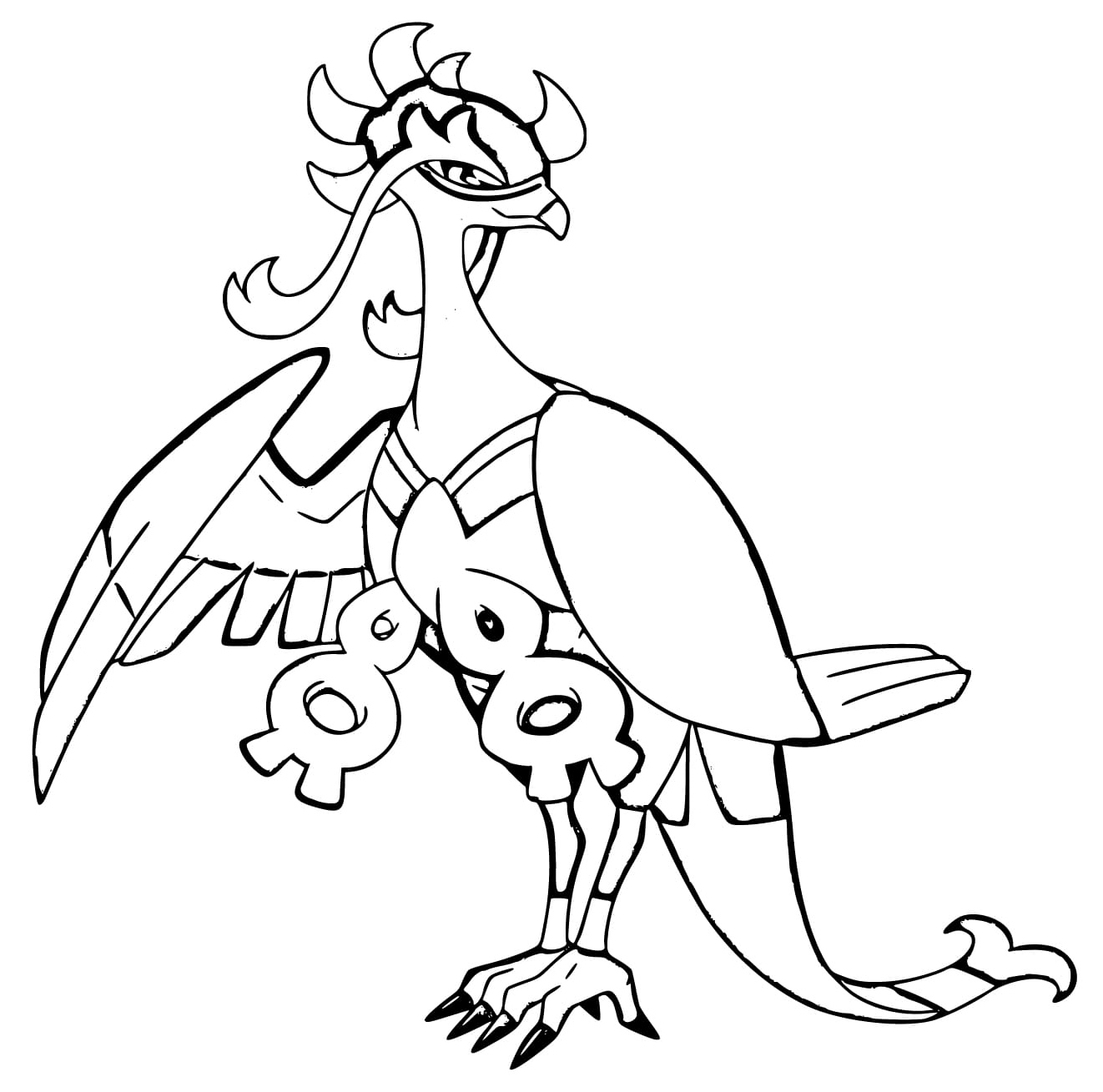 Página para Colorir Pokemon Penadivina