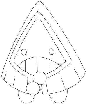 Página para Colorir Pokémon Snorunt