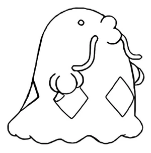 Página para Colorir Pokémon Swalot