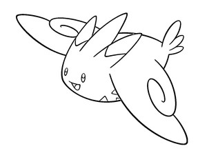 Página para Colorir Pokémon Togekiss