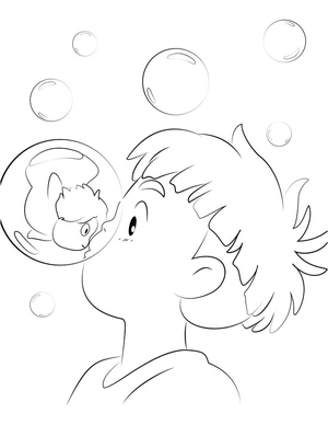 Ponyo e Sosuke Juntos