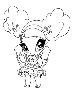 Página para Colorir Caramel Pop PixieSugar