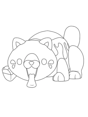 Página para Colorir Candy Cat de Poppy Playtime