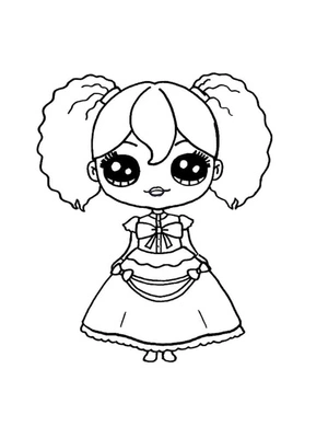 Página para Colorir Página para Colorir Divertida com Poppy