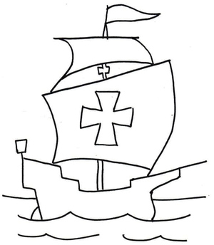 Desenho de Navio