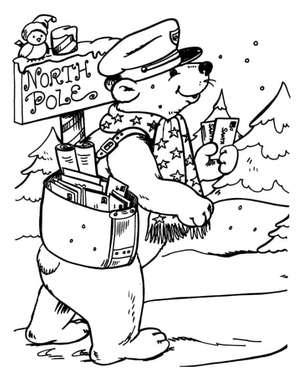 Ursinho Ártico Carteiro