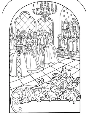 Página para Colorir Página para Colorir Grátis da Princesa Leonora para Imprimir