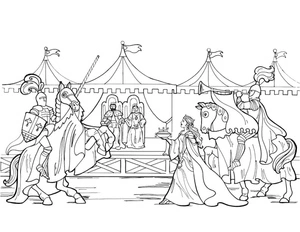 Página para Colorir Página para Imprimir da Princesa Leonora