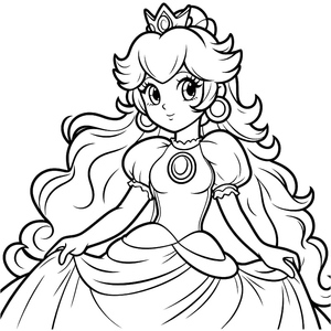 Princesa Peach, uma Verdadeira Dama Real Encantadora