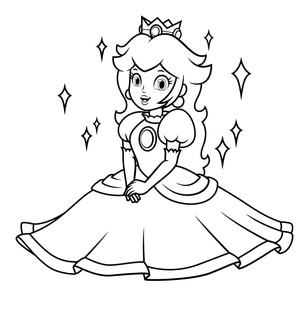 Princesa Peach - Encantadora e Régia