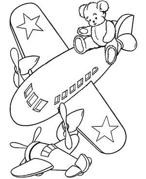 Avião de Brinquedo com Hélice