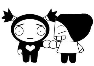 Garu e Pucca Alegres