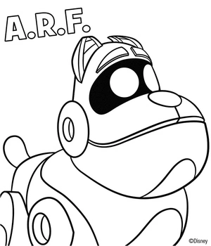 Página para Colorir ARF de 