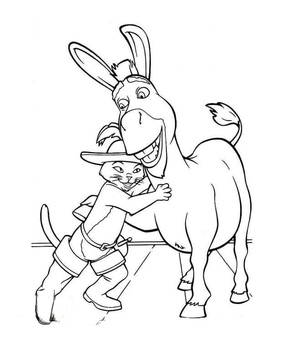 Gato de Botas e Burro