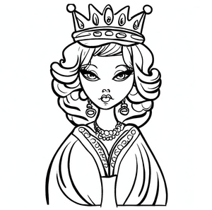 Ilustração da Rainha