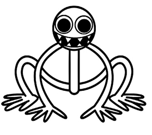 Amigos Coloridos Sob o Arco-Íris Roxo