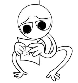 Amigos do Arco-Íris Roxo que estão Tristes