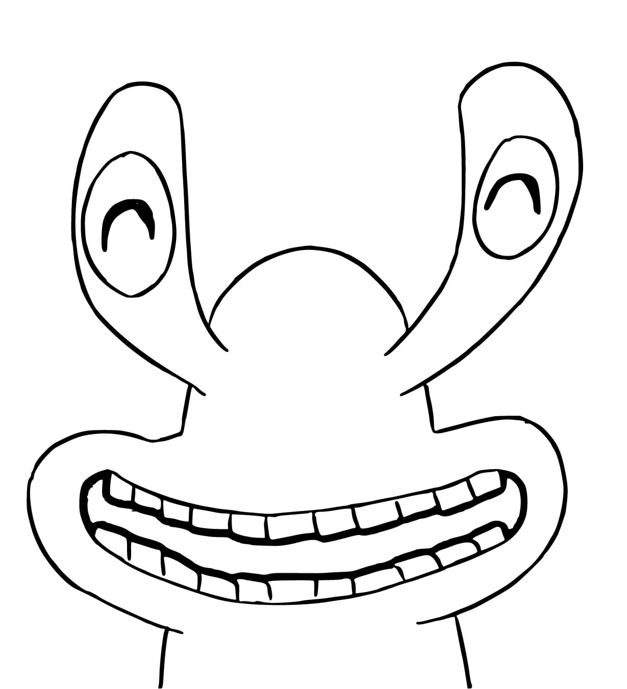 Página para Colorir Amigos Alegres do Arco-Íris Rosa