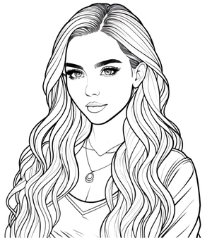 Garota em Estilo Realista
