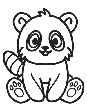 Imagem de um Panda Vermelho