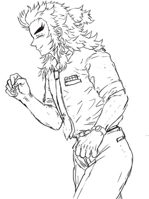 Página para Colorir Rengoku Kyojuro Alegre