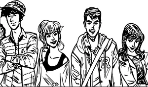 Página para Colorir Página para Colorir de Riverdale