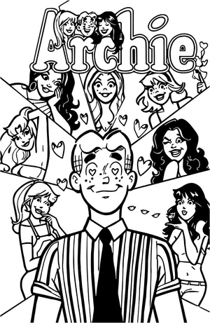 Página para Colorir Liberdade Riverdale