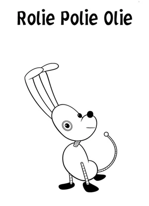 Página para Colorir Página para Colorir Rolie Polie Olie para Imprimir Grátis
