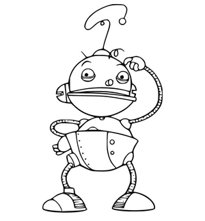 Página para Colorir Vovô Polie